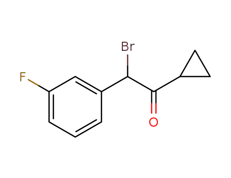 2-BroMo-1-사이클로프로필-2-(3-플루오로페닐)에타논
