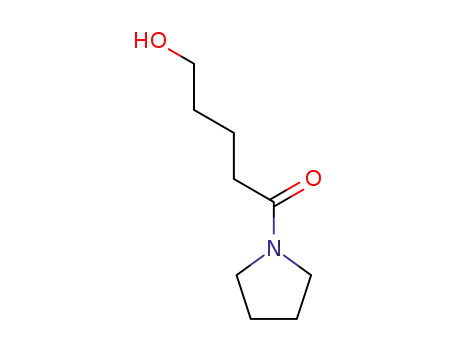 Molecular Structure of 73200-35-8 (5-hydroxy-1-(pyrrolidin-1-yl)pentan-1-one)