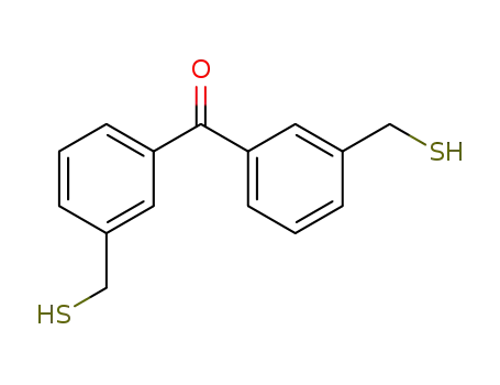 Molecular Structure of 59054-31-8 (Methanone, bis[3-(mercaptomethyl)phenyl]-)