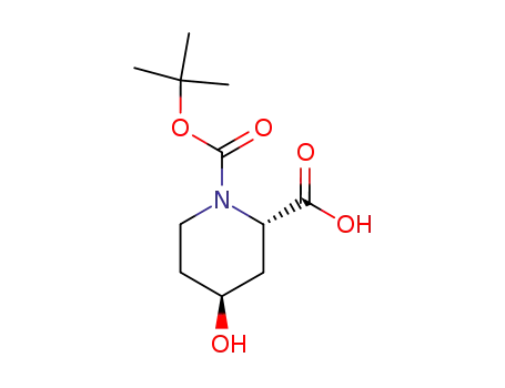 Molecular Structure of 955016-25-8 (4-HYDROXY-PIPERIDINE-1,2-DICARBOXYLIC ACID 1-TERT-BUTYL ESTER)