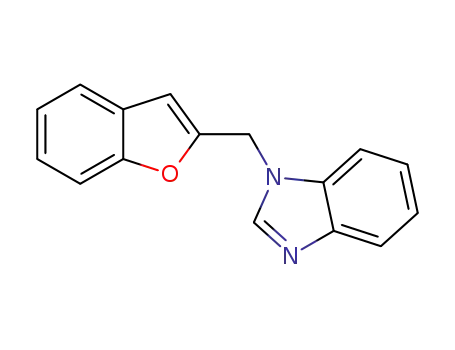 Molecular Structure of 1422034-47-6 (1-((benzofuran-2-yl)methyl)-1H-benzo[d]imidazole)