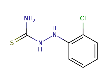 Molecular Structure of 877-52-1 (2-(2-CHLOROPHENYL)-1-HYDRAZINECARBOTHIOAMIDE)
