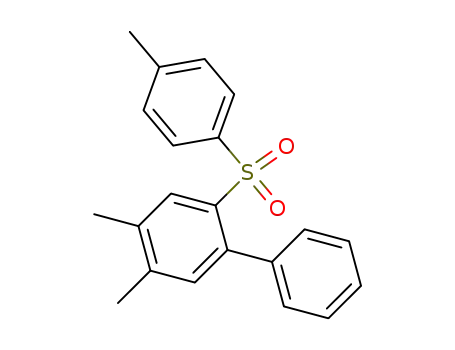 Molecular Structure of 115843-46-4 (4,5-dimethyl-2-<(4-methylphenyl)sulphonyl>-1,1'-biphenyl)