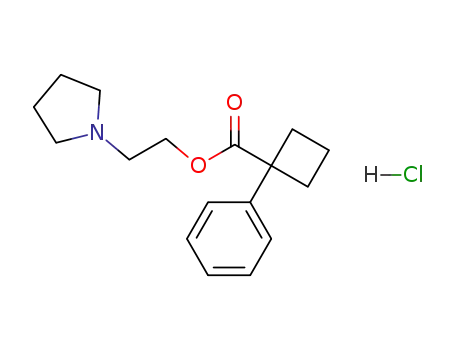 2-(1-Pyrrolidino)ethyl 1-phenylcyclobutanecarboxylate Hydrochloride