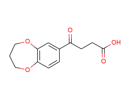 Molecular Structure of 175136-33-1 (4-(3,4-DIHYDRO-2H-1,5-BENZODIOXEPIN-7-YL)-4-OXOBUTANOIC ACID)