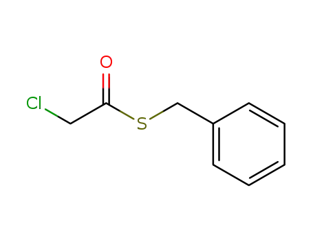 Molecular Structure of 56377-58-3 (S-benzyl chloroethanethioate)