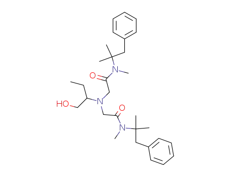 Molecular Structure of 97084-93-0 ((1-hydroxymethyl-propylimino)-di-acetic acid bis-[(1,1-dimethyl-2-phenyl-ethyl)-methyl-amide])