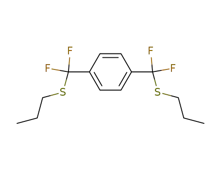α,α'-Bis-(propylthio)-α,α,α',α'-tetrafluor-p-xylol