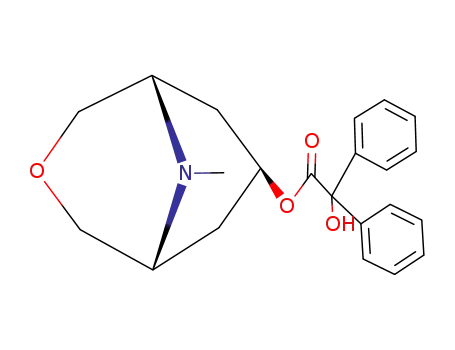 hydroxy-diphenyl-acetic acid 9-methyl-3-oxa-9-aza-bicyclo[3.3.1]non-7<i>exo</i>-yl ester
