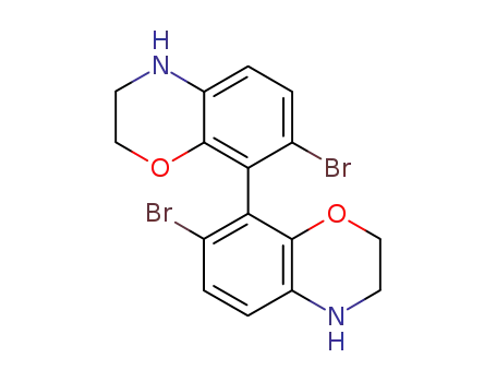 Molecular Structure of 781626-08-2 (7,7'-Dibromo-3,3',4,4'-tetrahydro-2H,2H'-8,8'-bi-1,4- benzoazine)