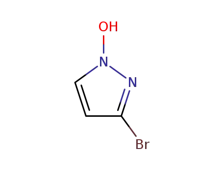 Molecular Structure of 384339-47-3 (1H-Pyrazole,3-bromo-1-hydroxy-(9CI))
