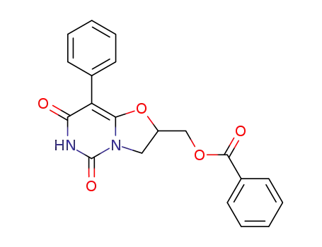 2-benzoyloxymethyl-8-phenyl-2,3-dihydro-oxazolo[3,2-<i>c</i>]pyrimidine-5,7-dione