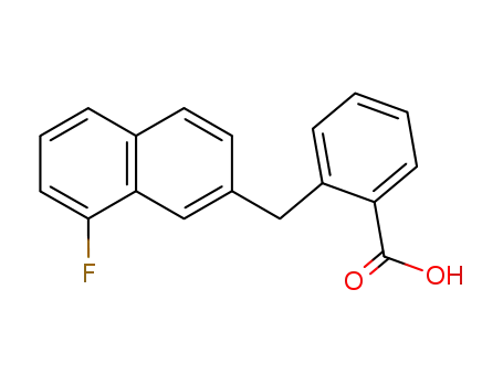 2-[(8-Fluoronaphthalen-2-yl)methyl]benzoic acid