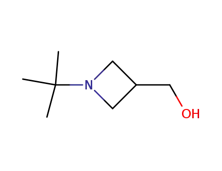 Molecular Structure of 36734-43-7 (3-Azetidinemethanol, 1-(1,1-dimethylethyl)-)
