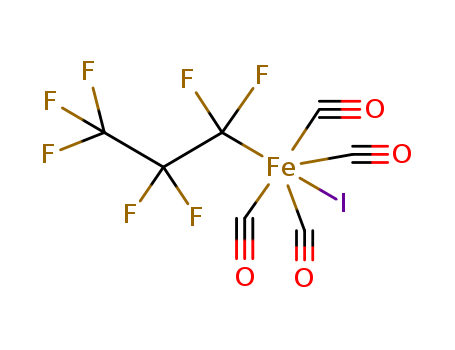 22925-82-2,Iron,tetracarbonyl(heptafluoropropyl)iodo- (8CI,9CI),Iron,iodotetracarbonyl(heptafluoropropyl)- (6CI,7CI); NSC 107235;Tetracarbonyl(heptafluoropropyl)iodoiron