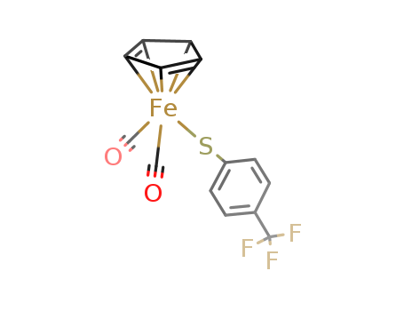 Iron, dicarbonyl(h5-2,4-cyclopentadien-1-yl)[4-(trifluoromethyl)benzenethiolato-kS]-