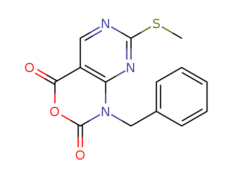 1-Benzyl-7-(methylthio)-1H-pyrimido-[4,5-d][1,3]oxazine-2,4-dione
