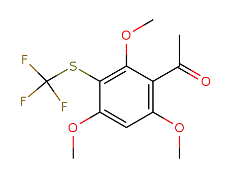 1-(2,4,6-Trimethoxy-3-trifluoromethylsulfanyl-phenyl)-ethanone