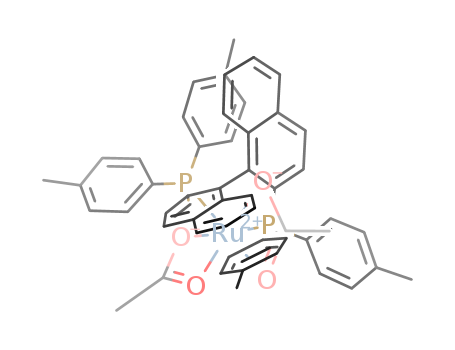 Bis(acetato)[(1S)-[1,1'-binaphthalene]-2,2'-diylbis[bis(4-methylphenyl)phosphine]]ruthenium