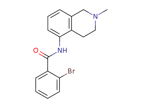 1,2,3,4-TETRAHYDRO-5-(2-BROMOBENZAMIDO)-2-METHYLISOQUINOLINECAS