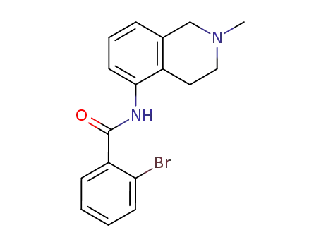 Molecular Structure of 37481-45-1 (2-bromo-N-(2-methyl-1,2,3,4-tetrahydroisoquinolin-5-yl)benzamide)