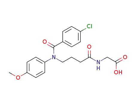 N-[N-(p-chlorobenzoyl)-4-(p-anisidino)butyryl]glycine