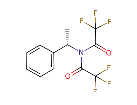 Molecular Structure of 929632-73-5 (Acetamide,
2,2,2-trifluoro-N-[(1S)-1-phenylethyl]-N-(2,2,2-trifluoroacetyl)-)