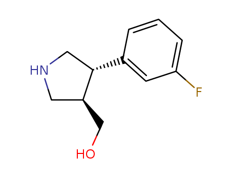 ((3R,4S)-4-(3-Fluorophenyl)pyrrolidin-3-yl)methanol(CAS#915390-10-2)(915390-10-2)