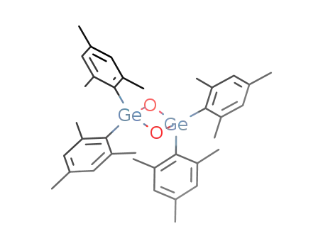 Molecular Structure of 132775-06-5 (1,3,2,4-Dioxadigermetane, 2,2,4,4-tetrakis(2,4,6-trimethylphenyl)-)