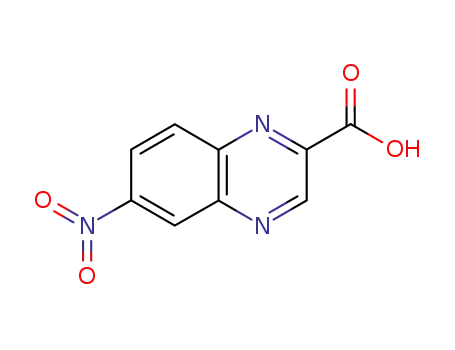 Molecular Structure of 4244-37-5 (6-Nitroquinoxaline-2-carboxylic acid)