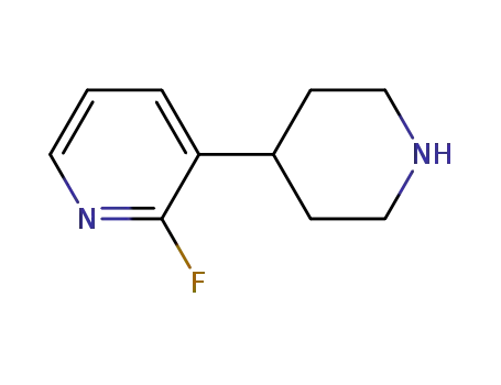 Molecular Structure of 161610-12-4 (2-fluoro-3-piperidin-4-ylpyridine)