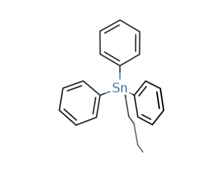 Molecular Structure of 1802-51-3 (triphenyl pentyl tin)