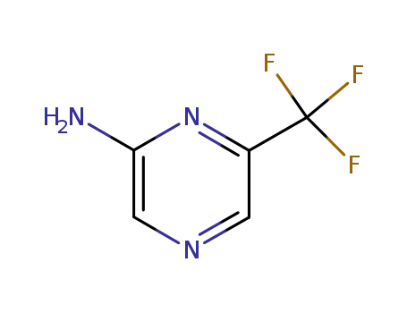 Molecular Structure of 69816-35-9 (6-(TRIFLUOROMETHYL)PYRAZIN-2-AMINE)
