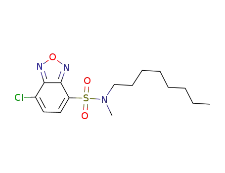 Molecular Structure of 1048697-12-6 (4-N-octyl-N-methylaminosulfonyl-7-chloro-2,1,3-benzoxadiazole)