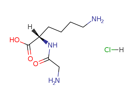 L-Lysine, glycyl-,hydrochloride (1:1)