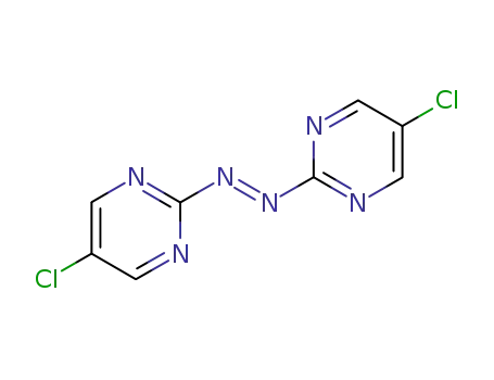 Molecular Structure of 467242-64-4 (Pyrimidine, 2,2'-(1E)-azobis[5-chloro-)