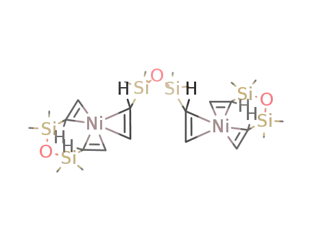 Molecular Structure of 189372-83-6 (tris(tetramethyldivinyldisiloxane)dinickel<sup>(0)</sup>)