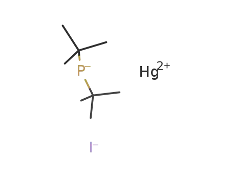 Molecular Structure of 90054-07-2 (Mercury, [bis(1,1-dimethylethyl)phosphino]iodo-)