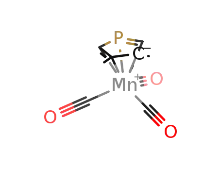 Molecular Structure of 56993-57-8 (3,4-Dimethylphosphole manganese tricarbonyl)