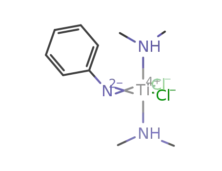 Molecular Structure of 402937-77-3 (bis(dimethylamino)(phenylimido)dichlorotitanium)
