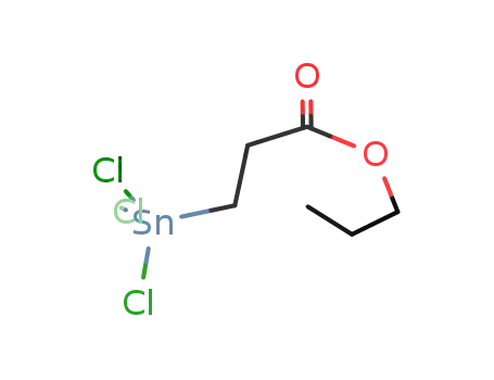 Molecular Structure of 78190-39-3 (Propanoic acid, 3-(trichlorostannyl)-, propyl ester)