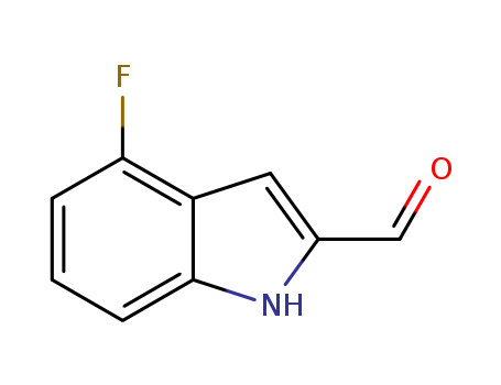 4-FLUORO-1H-INDOLE-2-CARBALDEHYDECAS