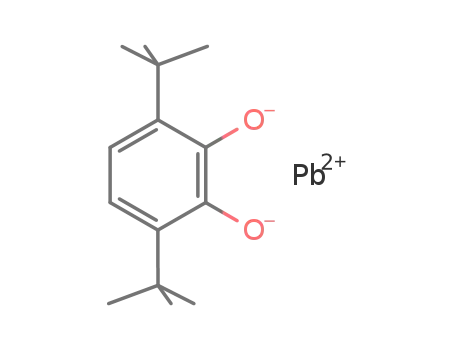 Molecular Structure of 948860-60-4 (Pb(3,6-di-tert-butylcatecholato))