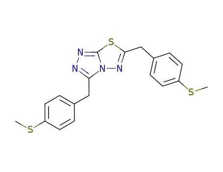Molecular Structure of 1144110-74-6 (C<sub>19</sub>H<sub>18</sub>N<sub>4</sub>S<sub>3</sub>)