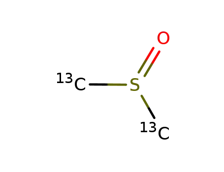 Molecular Structure of 136321-15-8 (METHYL-13C SULFOXIDE)