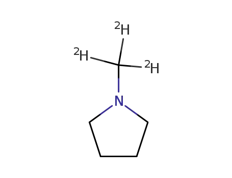 Molecular Structure of 77422-30-1 (1-METHYL-D3-PYRROLIDINE)