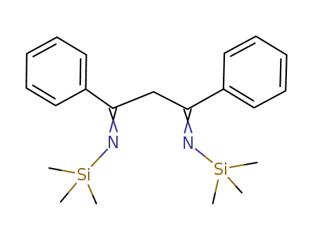 Molecular Structure of 912272-65-2 ((CH<sub>3</sub>)3SiNC(C<sub>6</sub>H<sub>5</sub>)CH<sub>2</sub>C(C<sub>6</sub>H<sub>5</sub>)NSi(CH<sub>3</sub>)3)