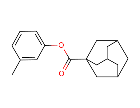 Molecular Structure of 73599-99-2 (3-methylphenyl tricyclo[3.3.1.1~3,7~]decane-1-carboxylate)