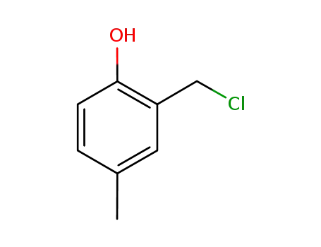 Molecular Structure of 63053-87-2 (Phenol, 2-(chloromethyl)-4-methyl-)