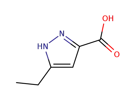 Molecular Structure of 4027-59-2 (3-ETHYL-1H-PYRAZOLE-5-CARBOXYLIC ACID)